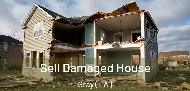  Sell Damaged House Gray ( LA )