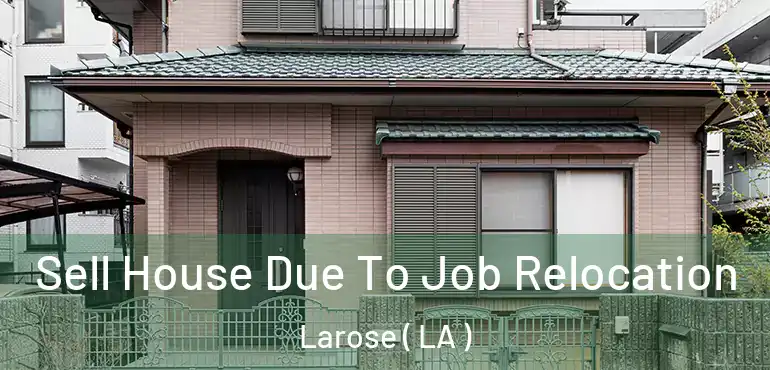  Sell House Due To Job Relocation Larose ( LA )