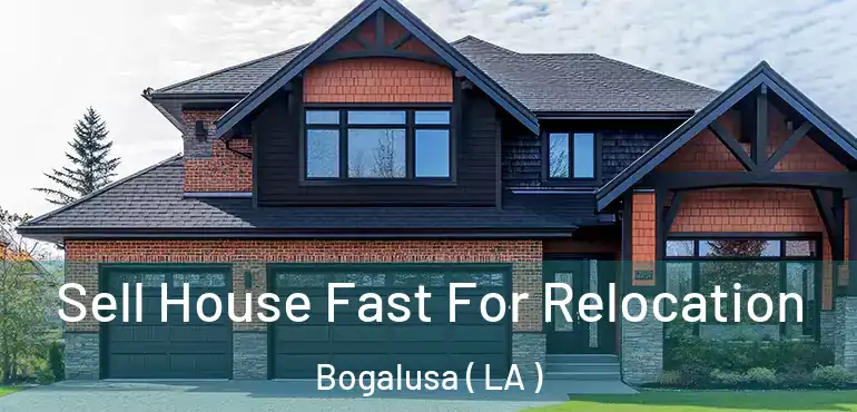  Sell House Fast For Relocation Bogalusa ( LA )