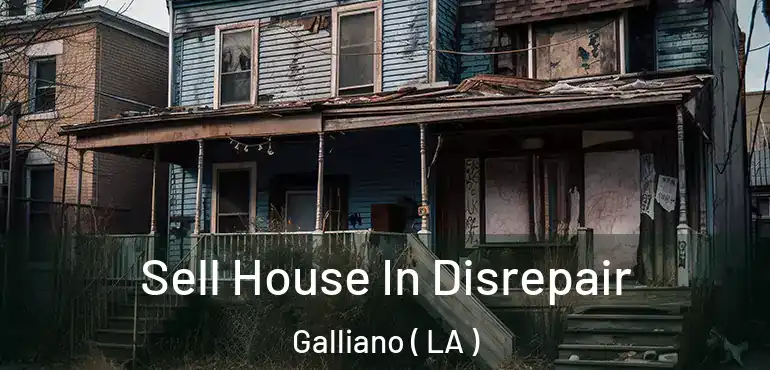  Sell House In Disrepair Galliano ( LA )