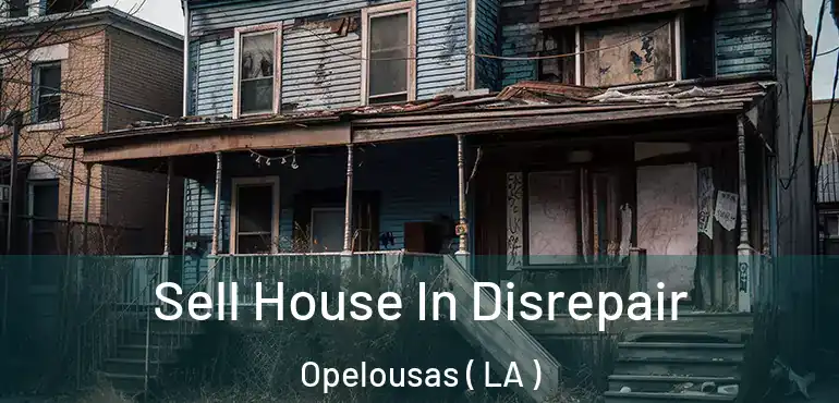  Sell House In Disrepair Opelousas ( LA )