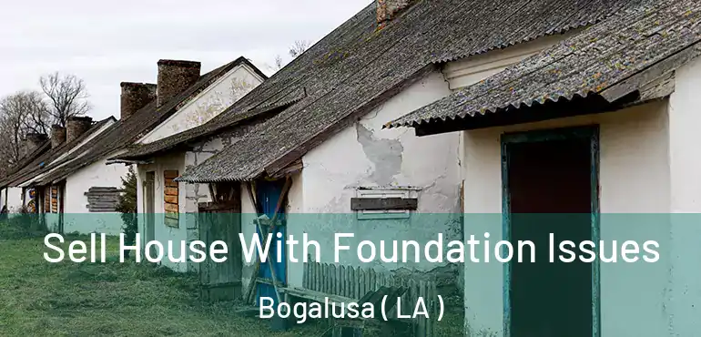  Sell House With Foundation Issues Bogalusa ( LA )