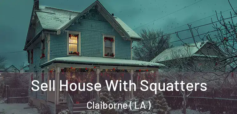 Sell House With Squatters Claiborne ( LA )