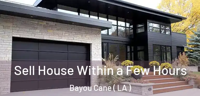  Sell House Within a Few Hours Bayou Cane ( LA )
