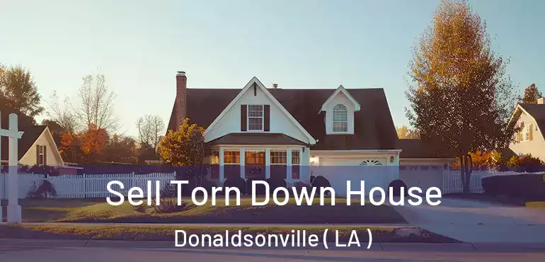  Sell Torn Down House Donaldsonville ( LA )