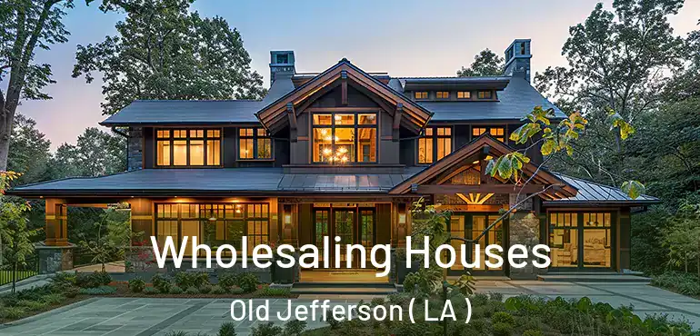  Wholesaling Houses Old Jefferson ( LA )