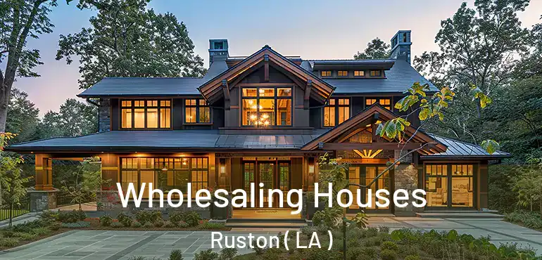  Wholesaling Houses Ruston ( LA )